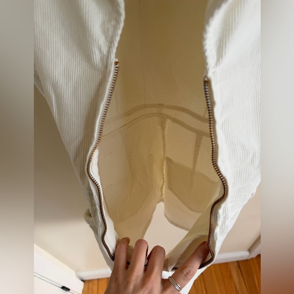 Show Me Your MuMu Cream Mini Dress with Zipper - Picture 5 of 7